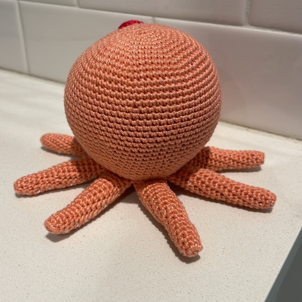 Hand Crafted Octopus 🐙 Amigurumi Crochet Doll Toy Figure Ocean Sea Water Marine - Picture 5 of 10